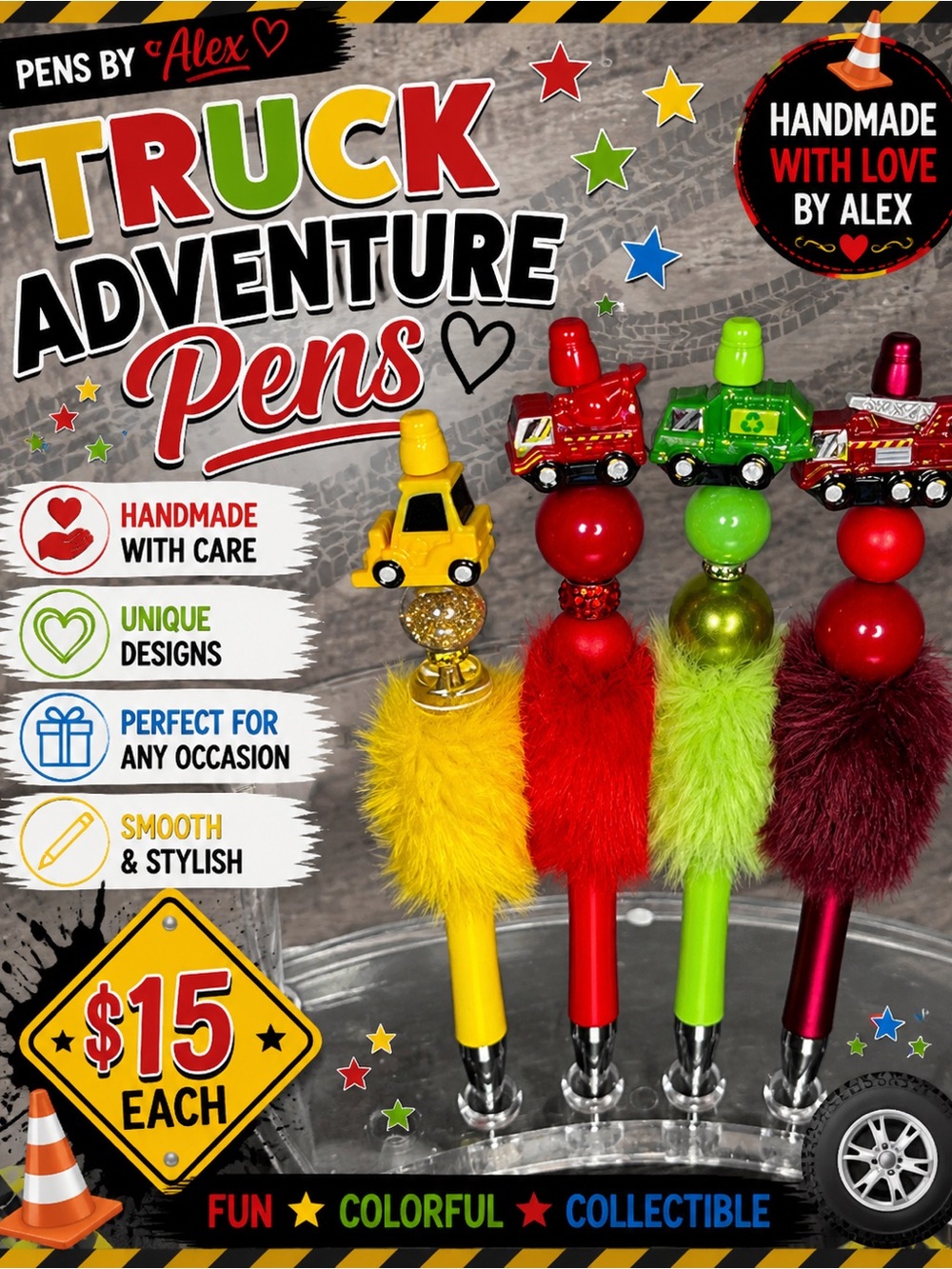 Pens By Alex - Trucks of Occupation